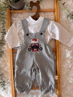 Jardineiras de menino com Blusa