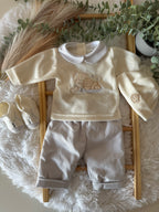 Conjunto Ursinho Cinza