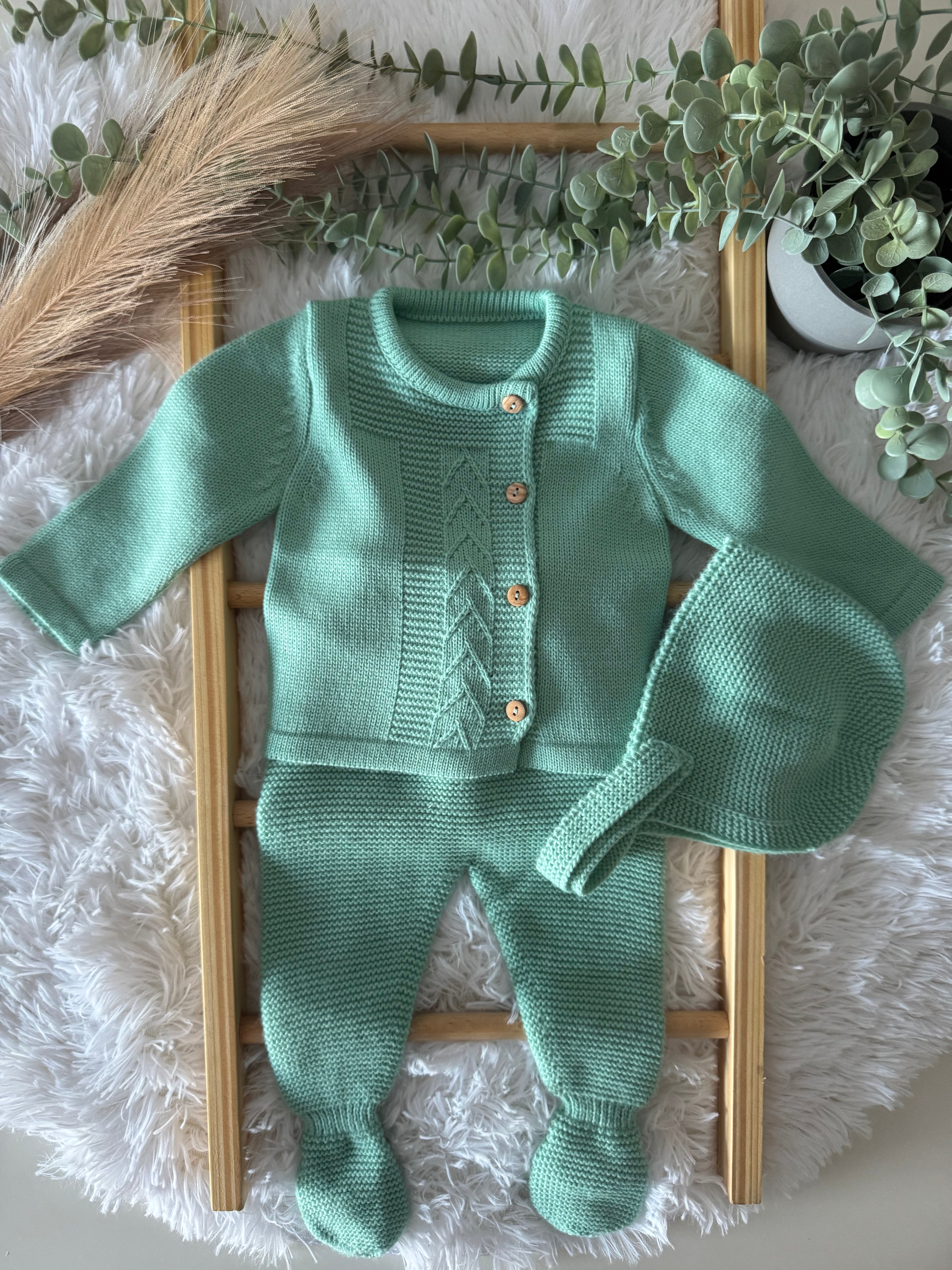 Conjunto de malha verde