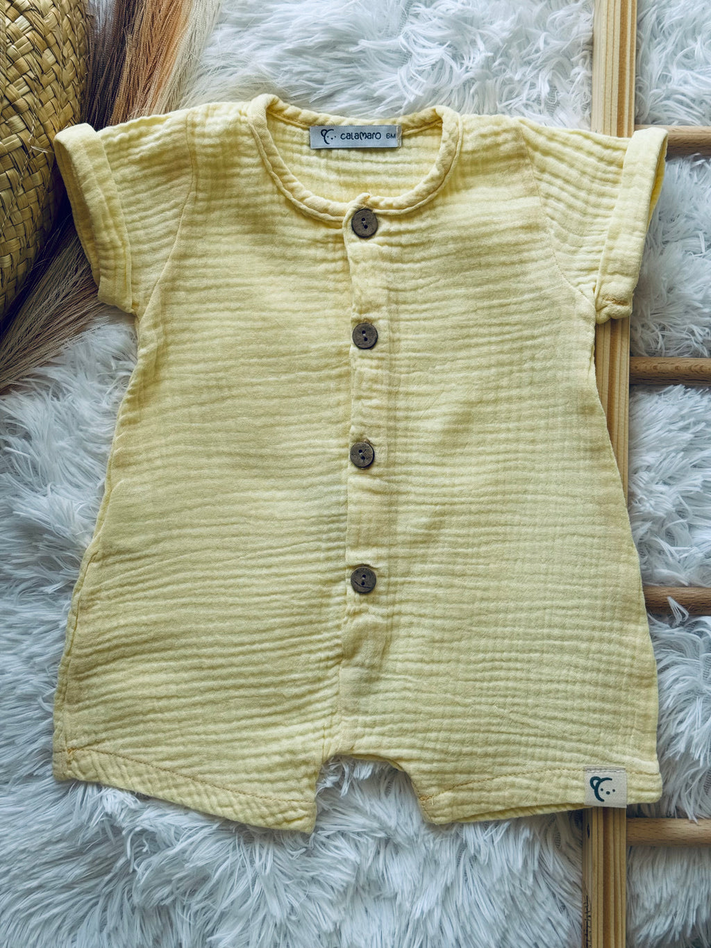 Macacão fluído em musselina da Calamaro