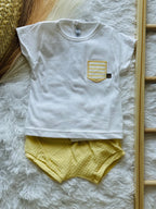 T-shirt e calções da Calamaro