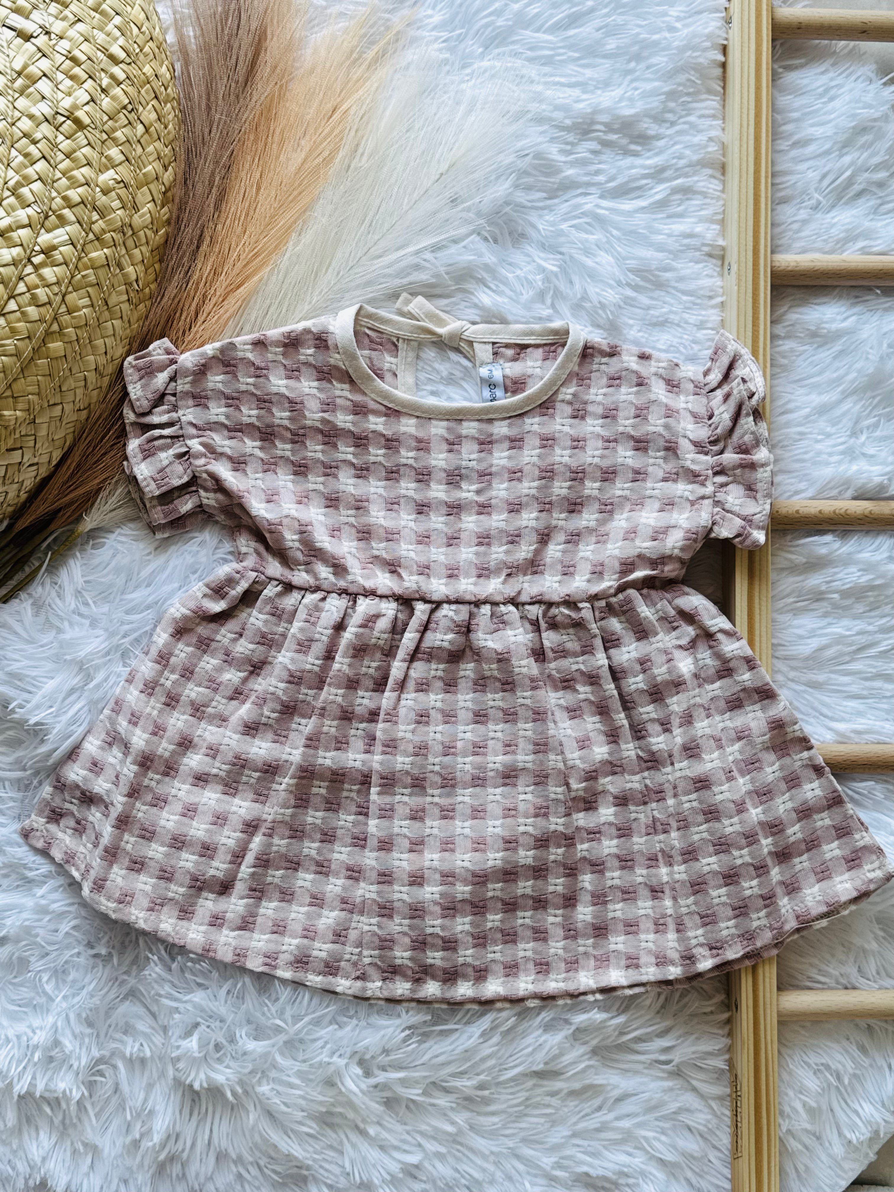 Vestido rosa velho da Calamaro