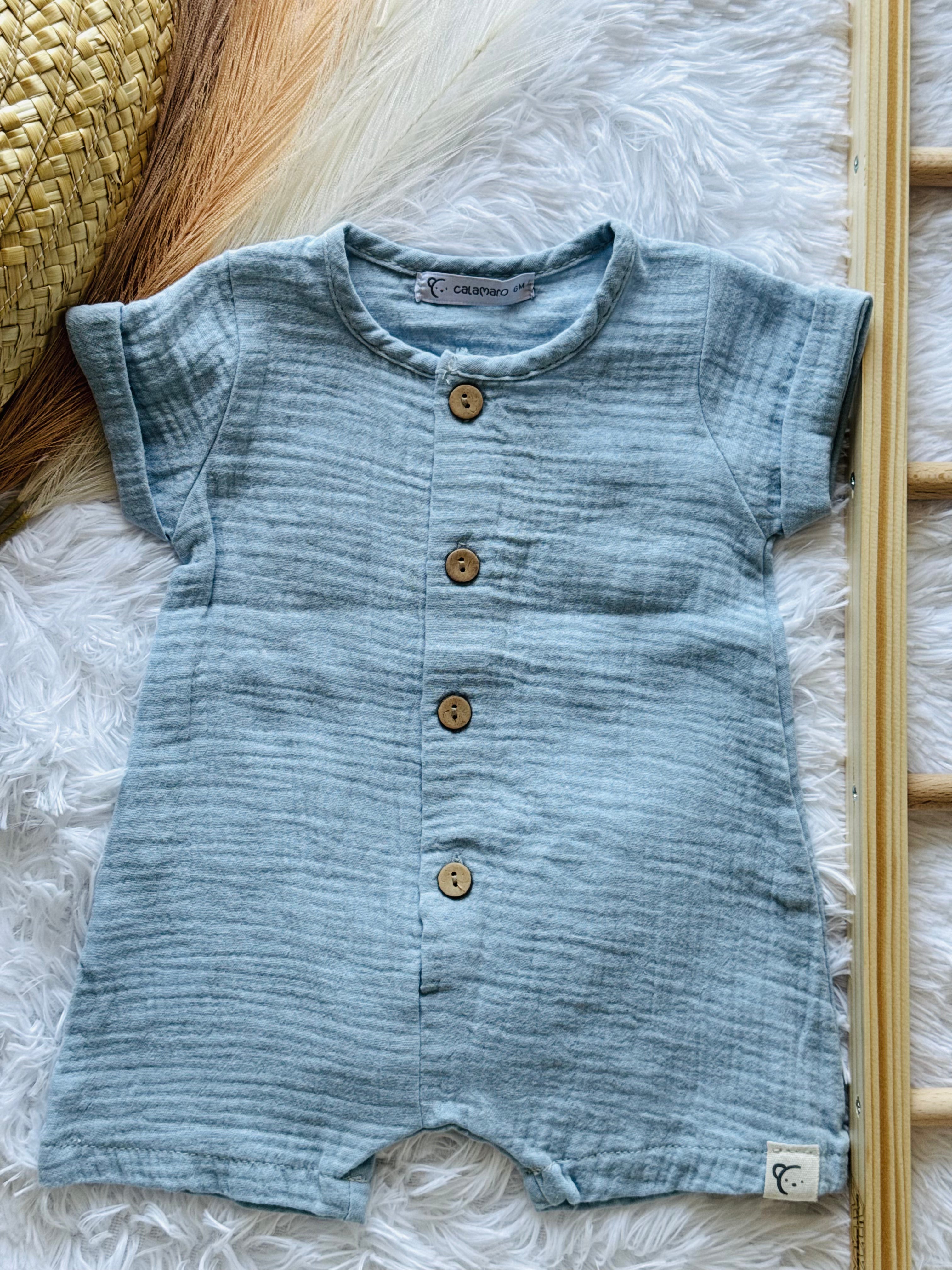 Macacão fluído em musselina da Calamaro