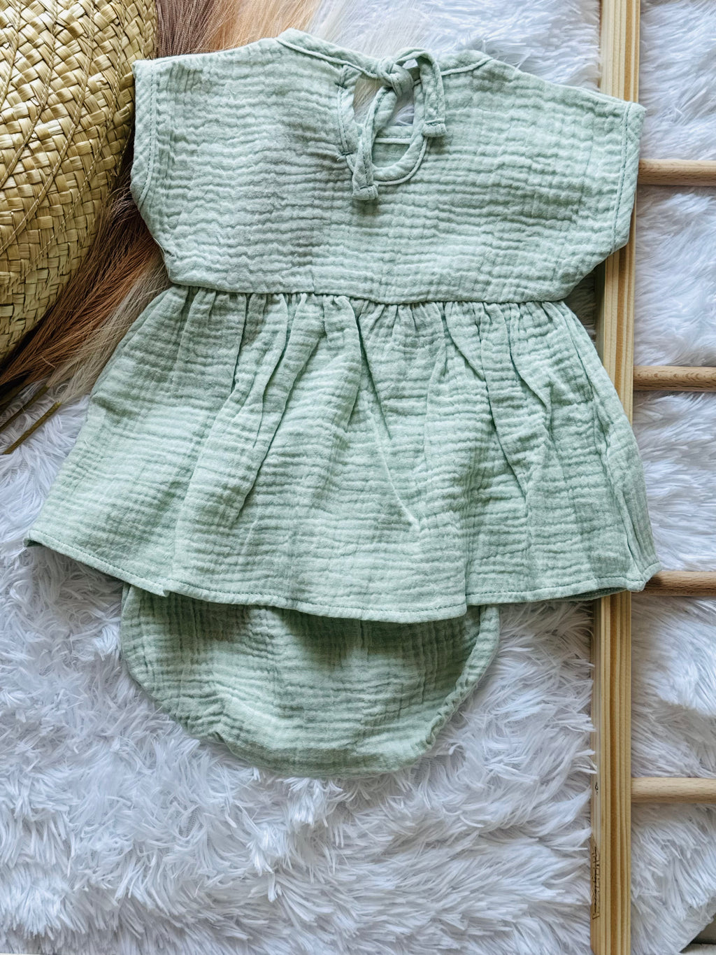 Vestido em musselina da Calamaro