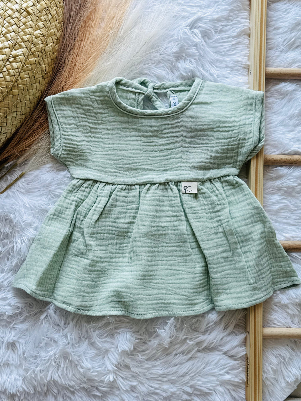 Vestido em musselina da Calamaro