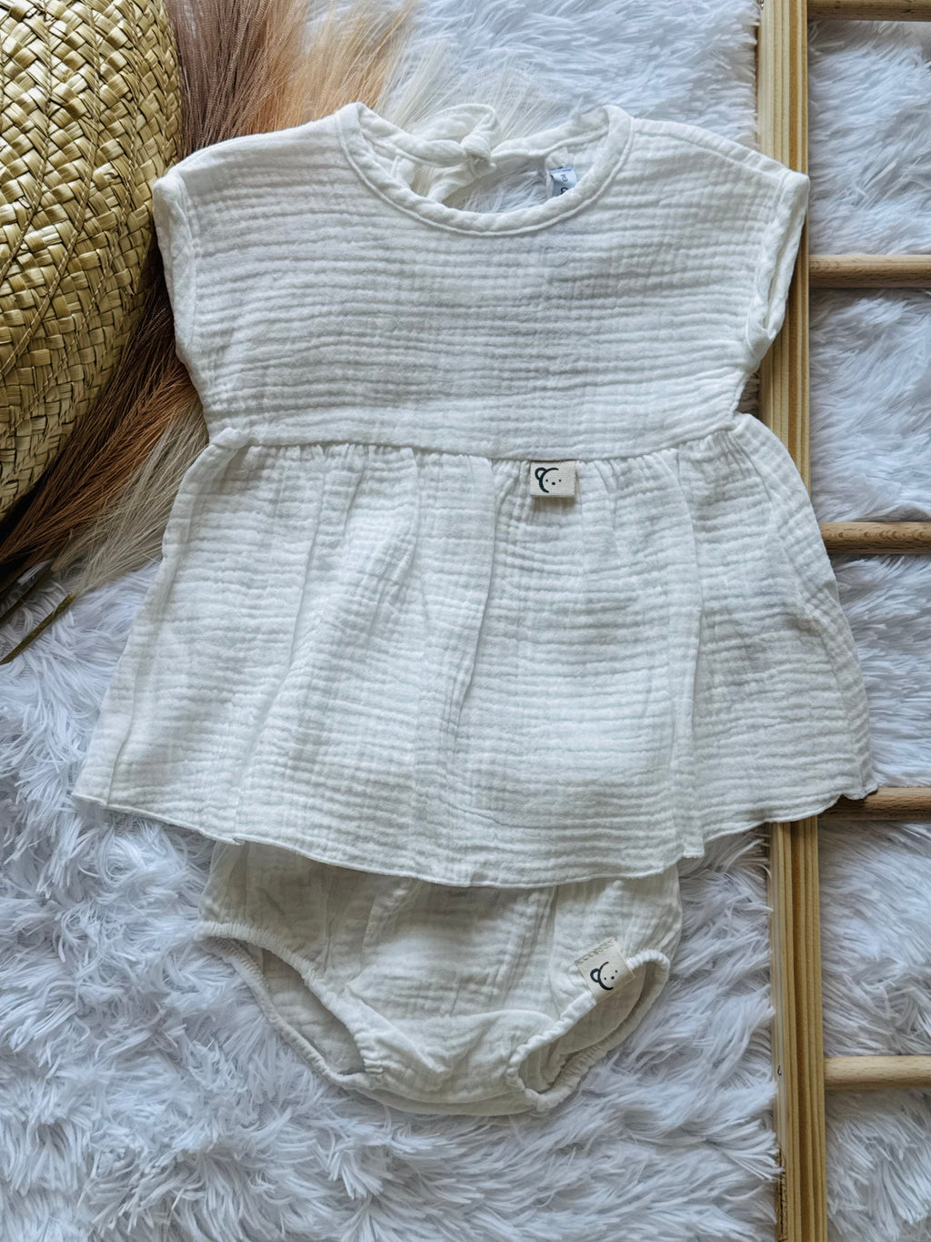 Vestido em musselina da Calamaro