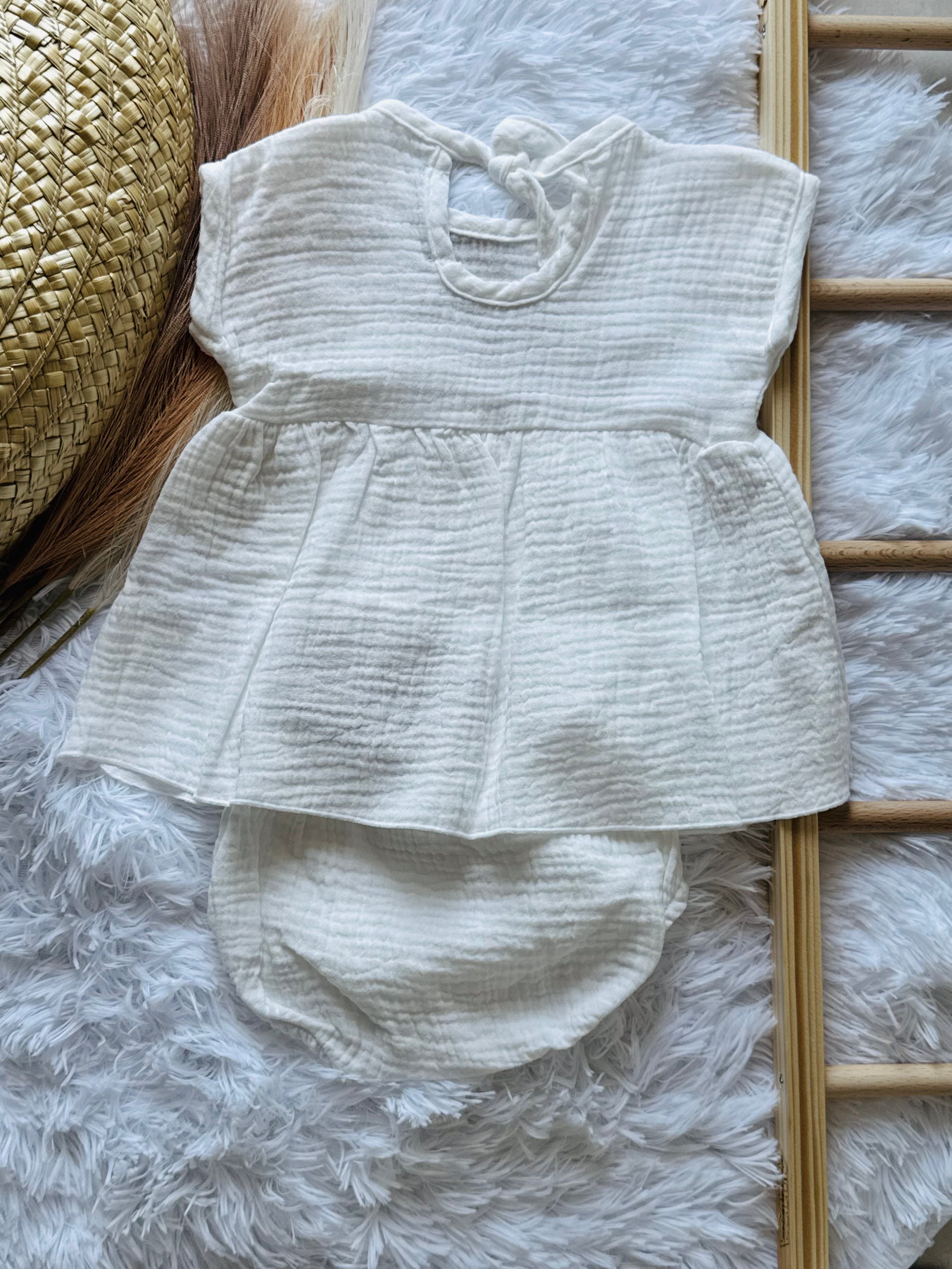 Vestido em musselina da Calamaro